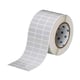 Brady THT-5-413-10 etiqueta de poliéster plata mate 25,40 x 12,70 mm | BRATHT-5-413-10