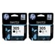 HP 305 Pack 2 cartuchos negros | HPB-305BK