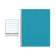 Cuaderno Espiral Folio | 80H | Rayado Horizontal | Tapa Blanda | 60gr | Turquesa