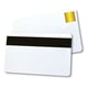 Magicard CR80 PVC tarjetas blancas con sello HoloPatch dorado y banda magnética | 500 unidades | BRAMA-322003