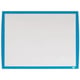 Nobo Pizarra blanca magnética pequeña | Marco azul 585 × 430 mm