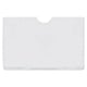 Esselte Portacarnets PVC transparente | 60Q NIF 87 × 56 mm Apaisado 100 unidades