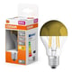 Osram bombilla LED E27 A60 filamento espejo dorado luz cálida 6.5 W | 50W