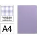 Cuaderno Espiral Folio | Cuadrícula 4mm | 75g | Tapa Blanda | Violeta