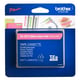 Brother TZe-MQP35 cinta 12mm texto blanco sobre rosa (5M) | BROTZEMQP35