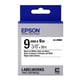 Epson LK-3WBN Cinta negro sobre blanco 9mm (C53S653003) | EPSLK-3WBN
