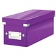 Leitz 6041 WOW Caja de Almacenamiento CDs Violeta | Para 30 CDs