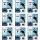Pack Epson Serie T760 (Pack Epson Orca) Incluye cartuchos de tinta Epson: T7601 - T7602 - T7603 - T7604 - T7605 - T7606 - T7607 - T7608 - T7609, todos estos cartuchos de tinta que incluye el pack T760 series son originales de Epson. | EPSB-T760series