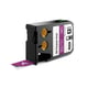 Dymo XTL 1868792 cinta de vinilo blanco sobre morado 19mm | DYM1868792
