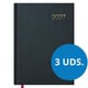 Pack 3 Agendas 2027 A5 día vista | Negras