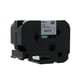 Q-Nomic TZe-S261 cinta súper adhesiva 36mm texto negro sobre blanco (8M) | QNTZe-S261