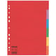 Esselte 100200 A4 separadores / colores carton / 6 pestañas