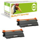 Q-nomic TN-2210 Pack doble toner negro | QNB-TN2210BK2X