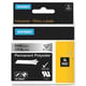 Dymo 1805441 IND Rhino poliéster negro sobre metalizado 6mm | DYM1805441