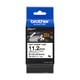 Brother HSe-231E cinta termorretráctil negro sobre blanco (12mm) | BROHSE231E