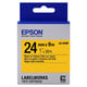 Epson LK-6YBP cinta negro sobre amarillo pastel 24 mm | EPSC53S656005