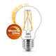 Philips bombilla LED E27 filamento luz cálida regulable 5.9W | 60W