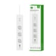 WOOX R6132 Regleta inteligente con 3 tomas y 4 USB blanca | 1.5M