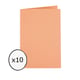 PACK x 10: Subcarpeta | 180g/m2 | Naranja Intenso