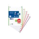 Oxford Recambio papel archivador | A4 Cuadrícula 5 mm 90 g 120 hojas Colores