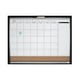 Planificador de pizarra magnética Nobo | 2 en 1 | Tablero de corcho | 58,5 x 43