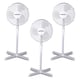 Pack 3x: Ventilador de pie | 40 cm | Blanco