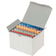 Caja de 100 tizas de colores | Antipolvo