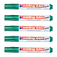 Rotulador Pizarra Blanca | Edding 660 | Punta redonda 1.5-3mm | Verde | Pack x 5 Unidades
