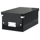Leitz 6042 Caja de Almacenamiento DVDs Negra | Para 20 DVDs