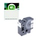 Q-Nomic 1805443 termoretráctil negro sobre blanco 20,5mm | QN1805443