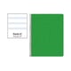 Cuaderno Espiral Folio | 80H | Pautado 2.5mm | Tapa Blanda | 75gr | Verde