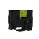 Q-Nomic TZe-C31 cinta 12mm texto negro sobre amarillo fluorescente (5M) | QNTZe-C31