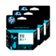 HP 711 (CZ134A) Pack 3 cartuchos de tinta cian | HPB-CZ134A