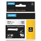 Dymo 1805433 IND Rhino cinta vinilo negro sobre transparente 24mm | DYM1805433