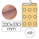 Sobre Burbujas Crema | 220x330mm | Pack 10 unidades