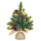 Árbol de Navidad artificial Creston de 30 cm con 10 luces