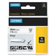 Dymo 1805430 IND Rhino cinta vinilo negro sobre blanco 24mm | DYM1805430