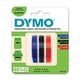 Dymo S0847750 cintas 3D negro, azul y rojo 9mm (x3) | DYMB-S0847750_R