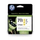 HP 711 (CZ136A) Pack ahorro 3 cartuchos de tinta amarillo | HPB-CZ136A_R