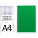 Cuaderno Espiral Folio | Cuadrícula 4mm | 75g | Tapa Blanda | Verde