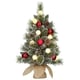 Árbol de Navidad artificial con 10 luces 60 cm