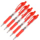 PACK x5: Bolígrafo Rojo | Retráctil | 0.7mm