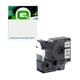 Q-Nomic 45810 (S0720900) cinta poliéster blanco sobre transparente 19mm | QNS0720900