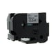 Q-Nomic TZe-161 cinta 36mm texto negro sobre transparente (8M) | QNTZe-161
