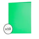 PACK x 10: Subcarpeta | 180g/m2 | Verde Intenso