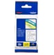 Brother TZe-135 cinta 12mm texto blanco sobre transparente  (8M) | BROTZE135