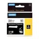 Dymo 622290 IND Rhino poliéster texto negro sobre transpartente 19mm | DYM622290