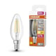Osram bombilla LED E14 B35 filamento luz cálida regulable 5.5W | 60W