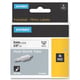 Dymo 18053 (S0718280) cinta tubo termoretráctil negro sobre blanco 9mm | 18053