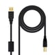 Cable USB para impresora con ferrita 2.0 A/M-B/M 3m